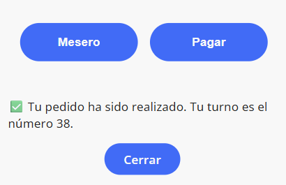 Interfaz principal de Comidinha